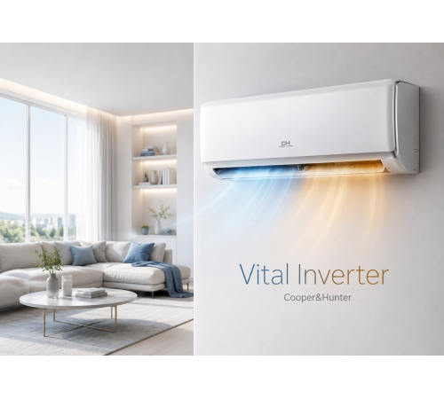 Кондиціонер Cooper&Hunter CH-S07FTXF2-NG серії Vital Inverter